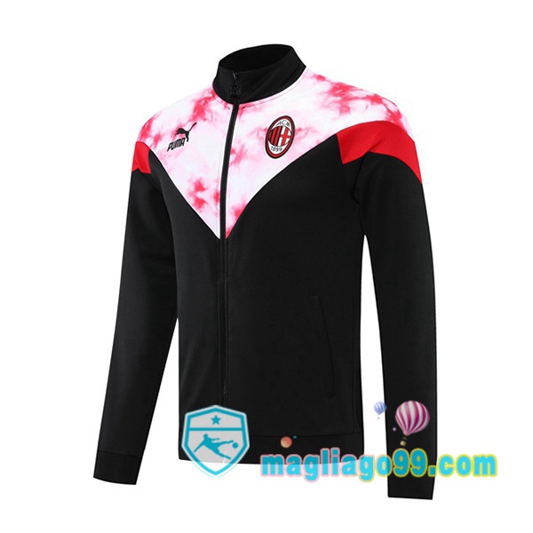 Magliago - Passione Maglie Thai Affidabili Basso Costo Online Shop | Giacca Calcio AC Milan Nero Rosso 2022/2023