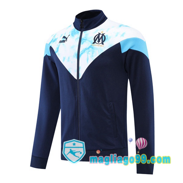 Magliago - Passione Maglie Thai Affidabili Basso Costo Online Shop | Giacca Calcio Marsiglia OM Blu Royal 2022/2023