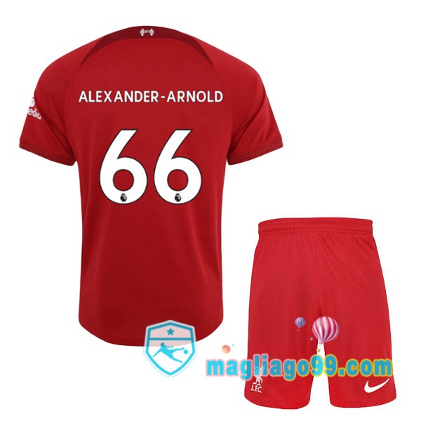 Magliago - Passione Maglie Thai Affidabili Basso Costo Online Shop | Maglia FC Liverpool (ALEXANDER-ARNOLD 66) Bambino Prima Rosso 2022/2023