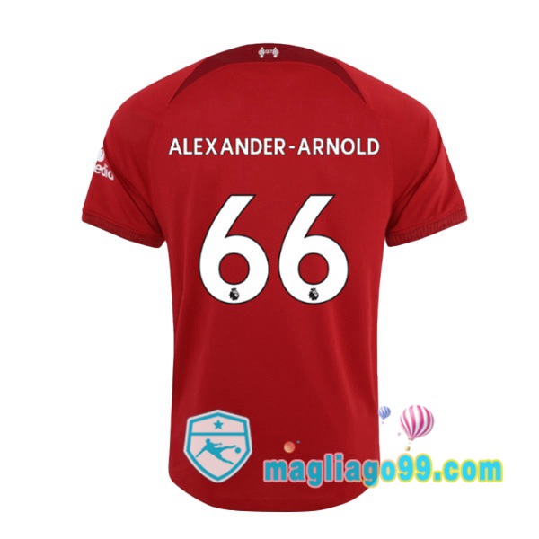 Magliago - Passione Maglie Thai Affidabili Basso Costo Online Shop | Maglia FC Liverpool (ALEXANDER-ARNOLD 66) Prima Rosso 2022/2023