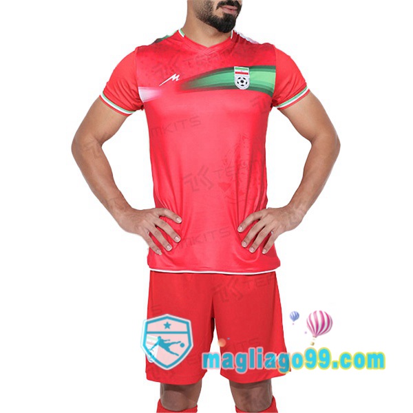 Magliago - Passione Maglie Thai Affidabili Basso Costo Online Shop | Nazionale Maglia Calcio Iran Seconda Rosso Coppa del Mondo 2022
