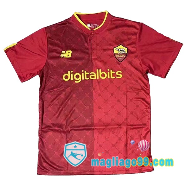 Magliago - Passione Maglie Thai Affidabili Basso Costo Online Shop | Maglia AS Roma Prima Rosso 2022/2023