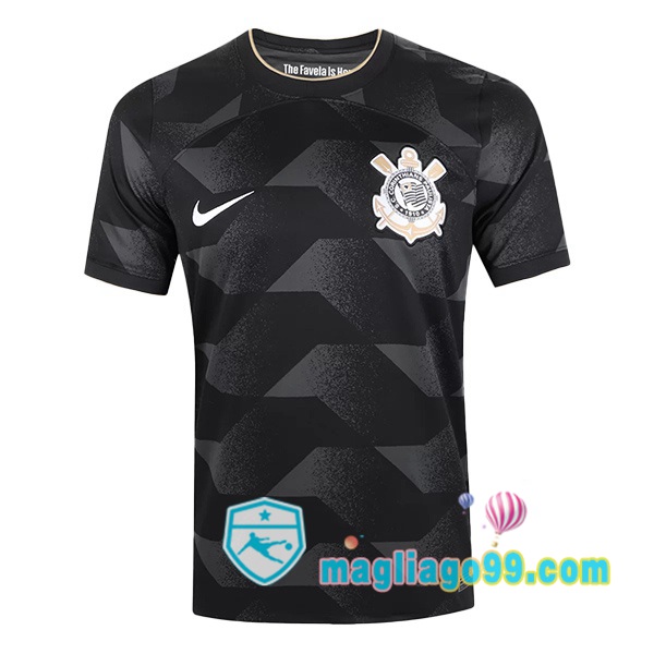 Magliago - Passione Maglie Thai Affidabili Basso Costo Online Shop | Maglia Corinthians Seconda Nero 2022/2023