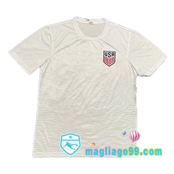 Magliago - Passione Maglie Thai Affidabili Basso Costo Online Shop | Nazionale Maglia Calcio Stati Uniti Prima Bianco Versione Trapelata 2022/2023