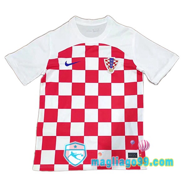 Magliago - Passione Maglie Thai Affidabili Basso Costo Online Shop | Nazionale Maglia Calcio Croazia Prima Bianco Roug Versione Trapelata 2022/2023