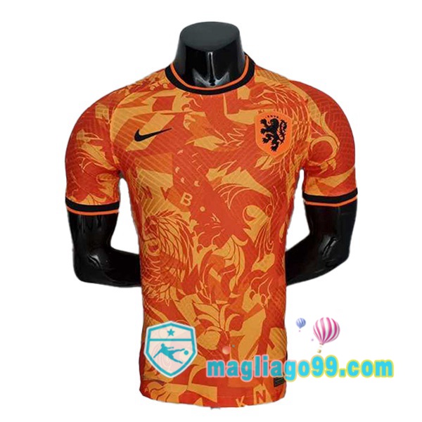 Magliago - Passione Maglie Thai Affidabili Basso Costo Online Shop | Nazionale Maglia Calcio Paesi Bassi Prima Arancione Versione Trapelata 2022/2023