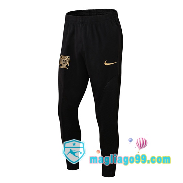 Magliago - Passione Maglie Thai Affidabili Basso Costo Online Shop | Pantaloni Da Allenamento Portogallo Nero 2022/2023