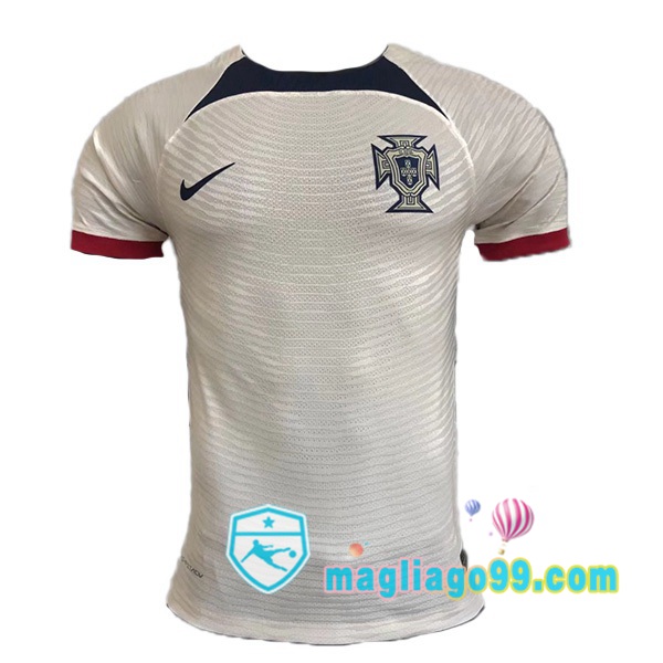 Magliago - Passione Maglie Thai Affidabili Basso Costo Online Shop | Nazionale Maglia Calcio Portogallo Seconda Bianco Versione Trapelata Coppa del Mondo 2022