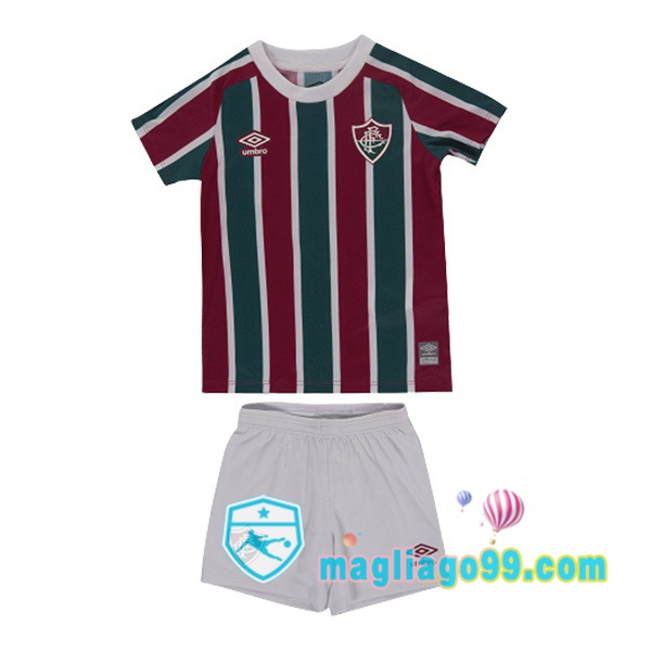 Magliago - Passione Maglie Thai Affidabili Basso Costo Online Shop | Maglia Fluminense Bambino Prima Verde Rosso 2022/2023
