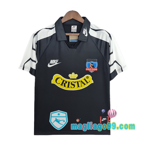 Magliago - Passione Maglie Thai Affidabili Basso Costo Online Shop | Maglia Storica Colo-Colo Retro Seconda Nero 1995