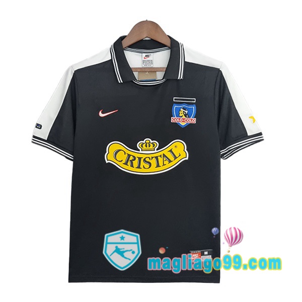 Magliago - Passione Maglie Thai Affidabili Basso Costo Online Shop | Maglia Storica Colo-Colo Retro Seconda Nero 1999