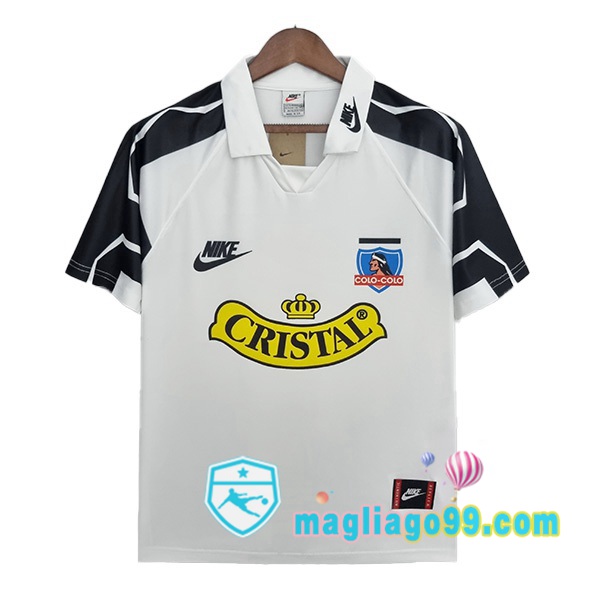 Magliago - Passione Maglie Thai Affidabili Basso Costo Online Shop | Maglia Storica Colo-Colo Retro Prima Bianco 1995