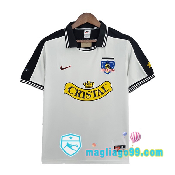 Magliago - Passione Maglie Thai Affidabili Basso Costo Online Shop | Maglia Storica Colo-Colo Retro Prima Bianco 1999