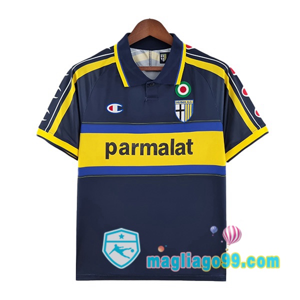 Magliago - Passione Maglie Thai Affidabili Basso Costo Online Shop | Maglia Storica Parma Calcio Retro Seconda Blu 1999-2000
