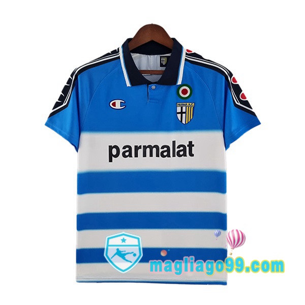 Magliago - Passione Maglie Thai Affidabili Basso Costo Online Shop | Maglia Storica Parma Calcio Retro Terza Blu 1999-2000