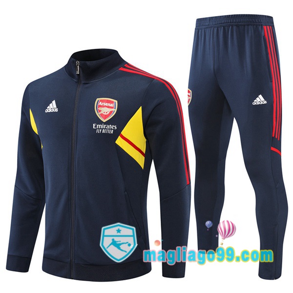 Magliago - Passione Maglie Thai Affidabili Basso Costo Online Shop | Giacca Da Allenamento Arsenal Blu Royal 2022/2023
