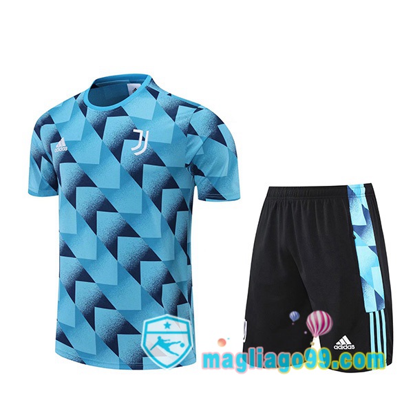 Magliago - Passione Maglie Thai Affidabili Basso Costo Online Shop | Tuta Maglie Allenamento Juventus + Shorts Blu 2022/2023