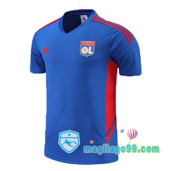 Magliago - Passione Maglie Thai Affidabili Basso Costo Online Shop | Tuta Maglie Allenamento Lyon OL Blu 2022/2023