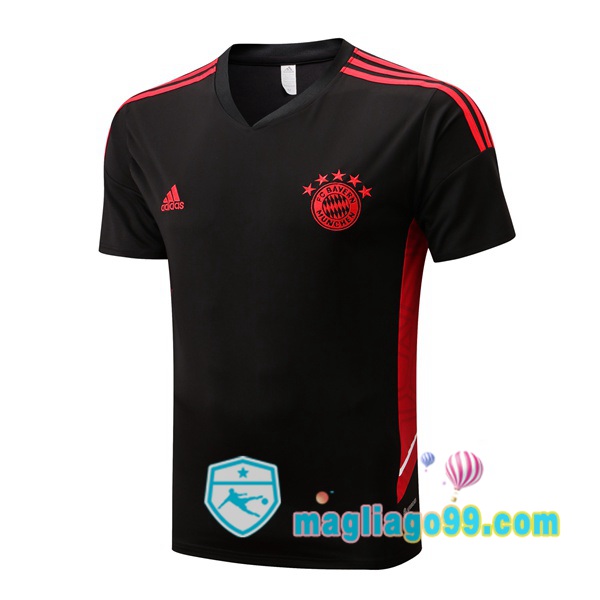 Magliago - Passione Maglie Thai Affidabili Basso Costo Online Shop | Tuta Maglie Allenamento Bayern Monaco Nero 2022/2023
