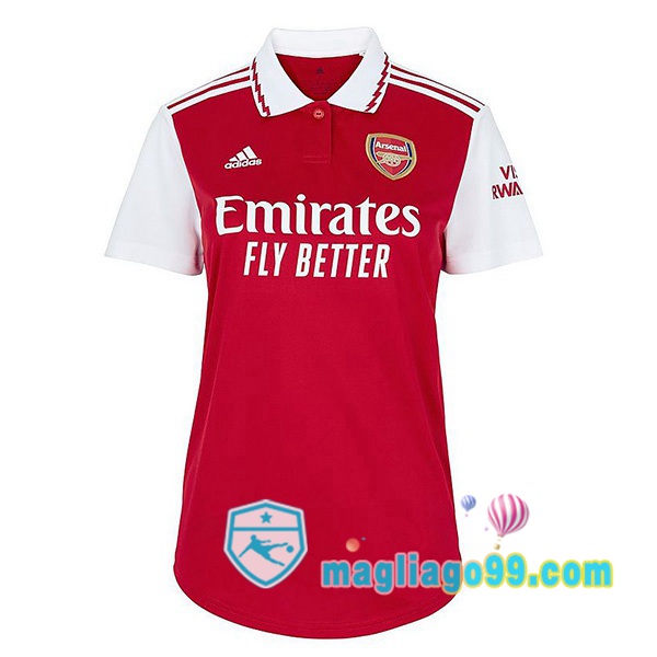 Magliago - Passione Maglie Thai Affidabili Basso Costo Online Shop | Maglia Calcio Arsenal Prima Donna Rosso Bianco 2022/2023