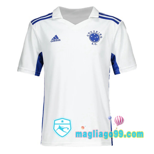 Magliago - Passione Maglie Thai Affidabili Basso Costo Online Shop | Maglia Calcio Cruzeiro EC Seconda Bianco 2022/2023