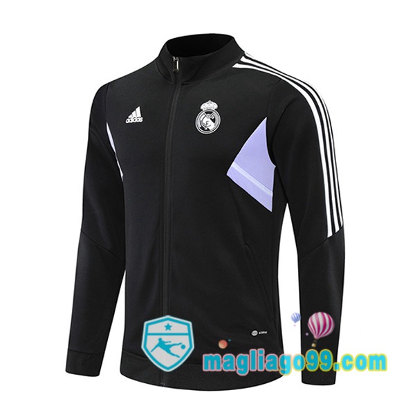 Magliago - Passione Maglie Thai Affidabili Basso Costo Online Shop | Giacca Calcio Real Madrid Nero 2022/2023