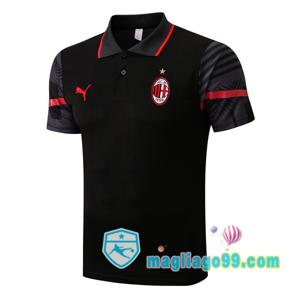 AC Milan Polo Maglia Uomo Nero 2022/2023