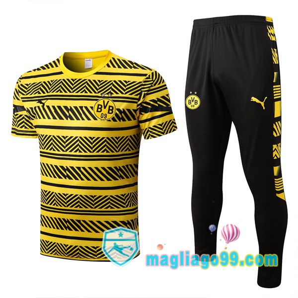 Magliago - Passione Maglie Thai Affidabili Basso Costo Online Shop | Tuta Maglie Allenamento Dortmund BVB + Pantaloni Giallo 2022/2023