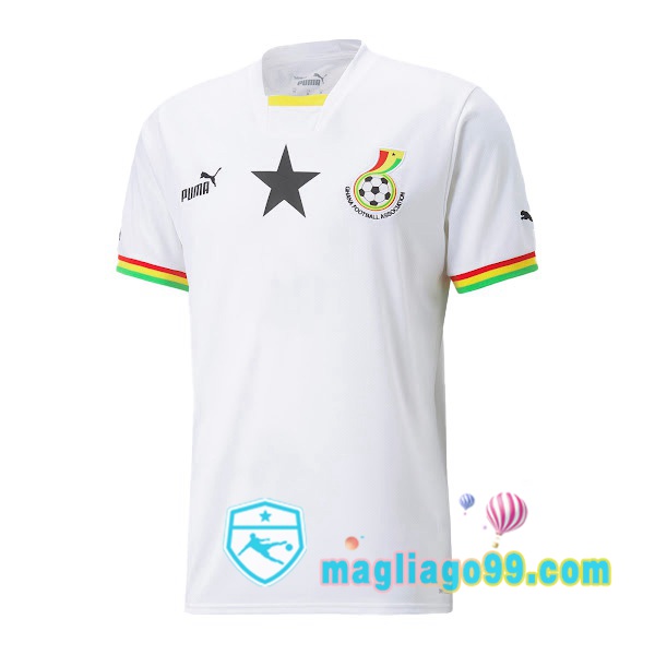 Magliago - Passione Maglie Thai Affidabili Basso Costo Online Shop | Nazionale Maglia Calcio Ghana Prima Bianco 2022/2023