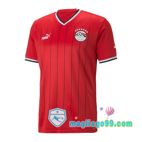 Magliago - Passione Maglie Thai Affidabili Basso Costo Online Shop | Nazionale Maglia Calcio Egitto Prima Rosso 2022/2023