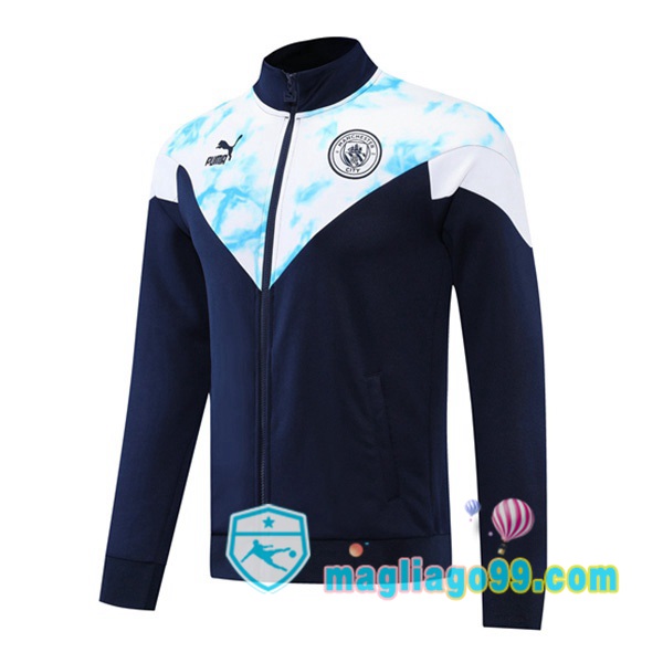 Magliago - Passione Maglie Thai Affidabili Basso Costo Online Shop | Giacca Calcio Manchester City Blu Royal 2022/2023
