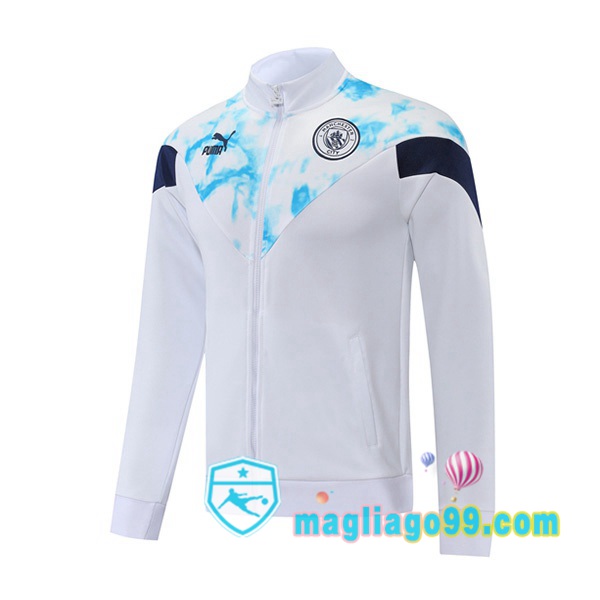 Magliago - Passione Maglie Thai Affidabili Basso Costo Online Shop | Giacca Calcio Manchester City Bianco 2022/2023