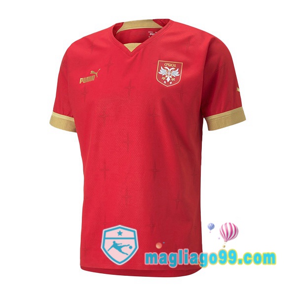 Magliago - Passione Maglie Thai Affidabili Basso Costo Online Shop | Nazionale Maglia Calcio Serbia Prima Rosso Coppa del Mondo 2022
