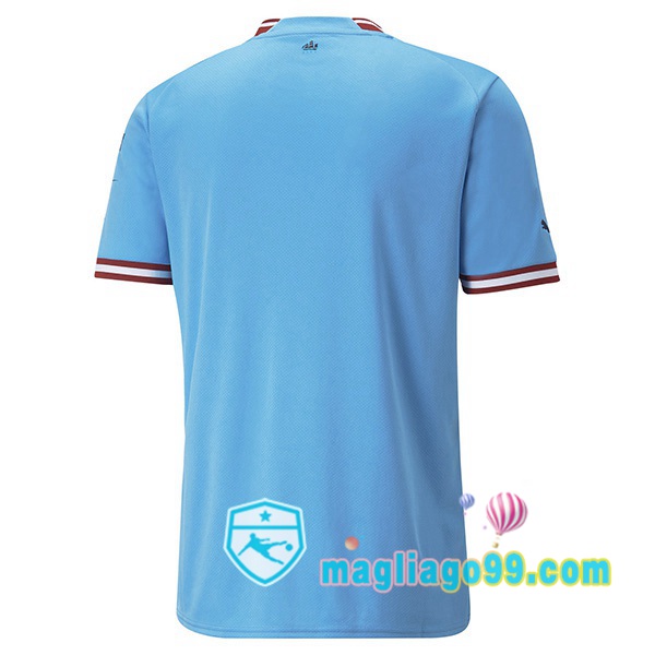Maglia Calcio Manchester City Prima Blu 2022/2023