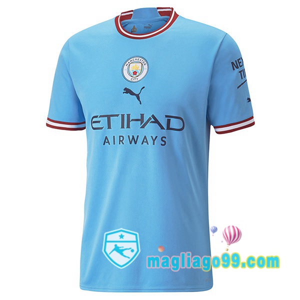 Magliago - Passione Maglie Thai Affidabili Basso Costo Online Shop | Maglia Calcio Manchester City Prima Blu 2022/2023
