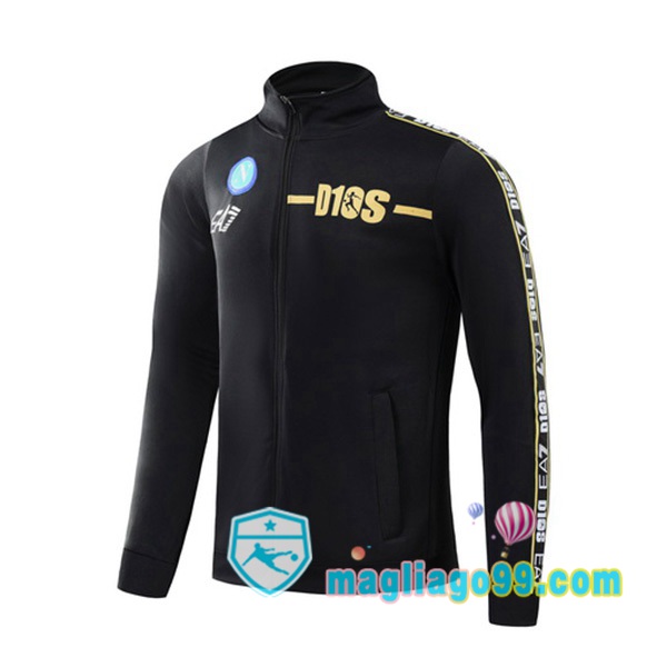 Magliago - Passione Maglie Thai Affidabili Basso Costo Online Shop | Giacca Calcio SSC Napoli Nero 2022/2023