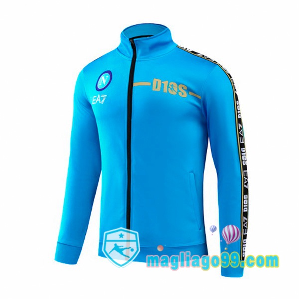 Magliago - Passione Maglie Thai Affidabili Basso Costo Online Shop | Giacca Calcio SSC Napoli Blu 2022/2023