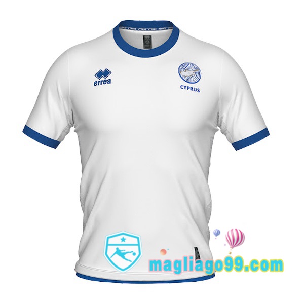 Magliago - Passione Maglie Thai Affidabili Basso Costo Online Shop | Nazionale Maglia Calcio Cipro Seconda Bianco 2022/2023