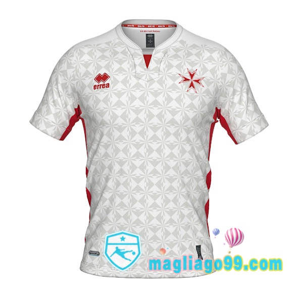 Magliago - Passione Maglie Thai Affidabili Basso Costo Online Shop | Nazionale Maglia Calcio Malte Seconda Bianco 2022/2023