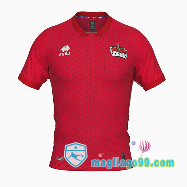 Magliago - Passione Maglie Thai Affidabili Basso Costo Online Shop | Nazionale Maglia Calcio Liechtenstein Seconda Rosso 2022/2023