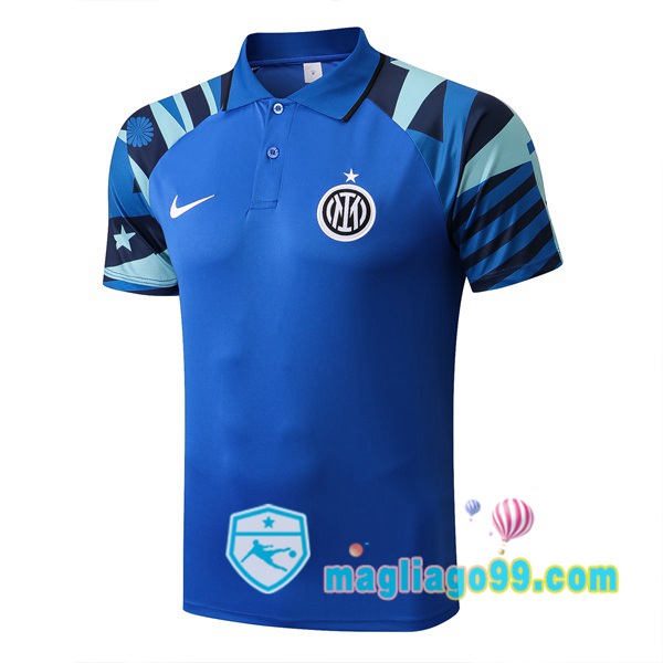 Magliago - Passione Maglie Thai Affidabili Basso Costo Online Shop | Inter Milan Polo Maglia Uomo Blu 2022/2023
