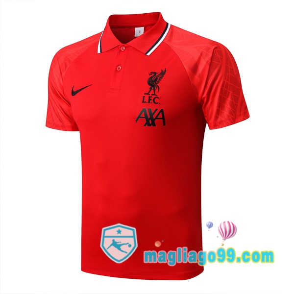 Magliago - Passione Maglie Thai Affidabili Basso Costo Online Shop | FC Liverpool Polo Maglia Uomo Rosso 2022/2023