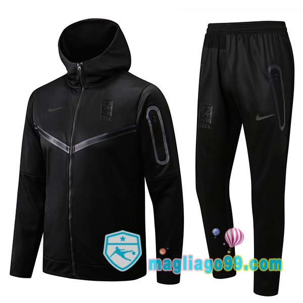 Magliago - Passione Maglie Thai Affidabili Basso Costo Online Shop | Giacca Con Cappuccio Corea Nero 2022/2023