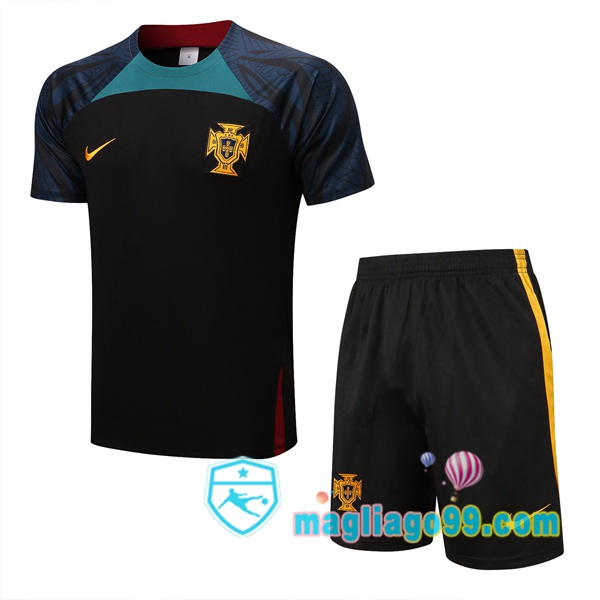 Magliago - Passione Maglie Thai Affidabili Basso Costo Online Shop | Tuta Maglie Allenamento Portogallo + Shorts Rosso 2022/2023