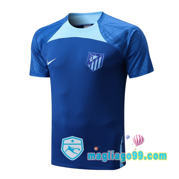Magliago - Passione Maglie Thai Affidabili Basso Costo Online Shop | Tuta Maglie Allenamento Atletico Madrid Blu 2022/2023