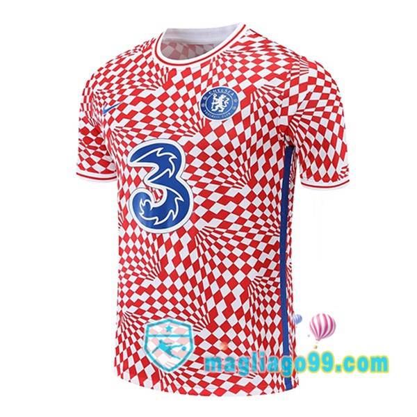 Magliago - Passione Maglie Thai Affidabili Basso Costo Online Shop | Tuta Maglie Allenamento FC Chelsea Rosso 2022/2023