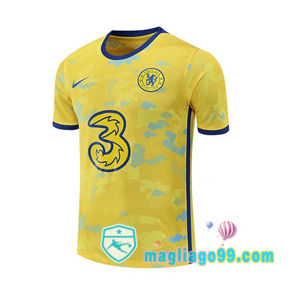 Magliago - Passione Maglie Thai Affidabili Basso Costo Online Shop | Tuta Maglie Allenamento FC Chelsea Giallo 2022/2023