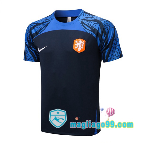 Magliago - Passione Maglie Thai Affidabili Basso Costo Online Shop | Tuta Maglie Allenamento Paesi Bassi Blu Royal 2022/2023