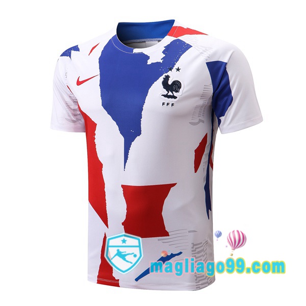 Magliago - Passione Maglie Thai Affidabili Basso Costo Online Shop | Tuta Maglie Allenamento Francia Bianco 2022/2023