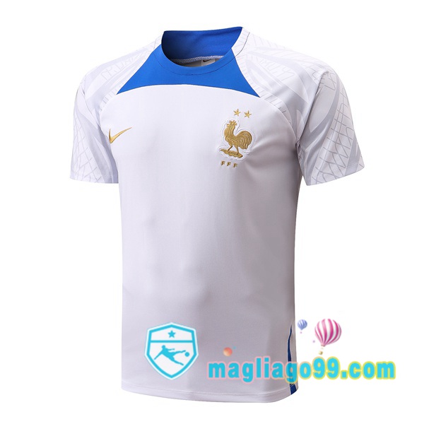 Magliago - Passione Maglie Thai Affidabili Basso Costo Online Shop | Tuta Maglie Allenamento Francia Bianco 2022/2023
